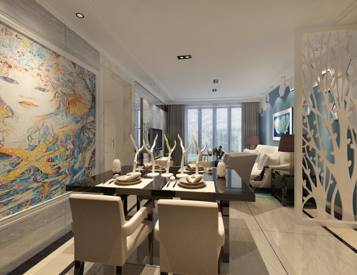 保利葉公管125㎡地中海